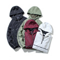 Wholesale Men Fashion 100% Polyester Lightweight Pullover Waterproof Running Jacket with Half Zipper